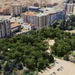 Vista parque zona verde Edificio Vía Park 25 Castellón Vivienda obra nueva